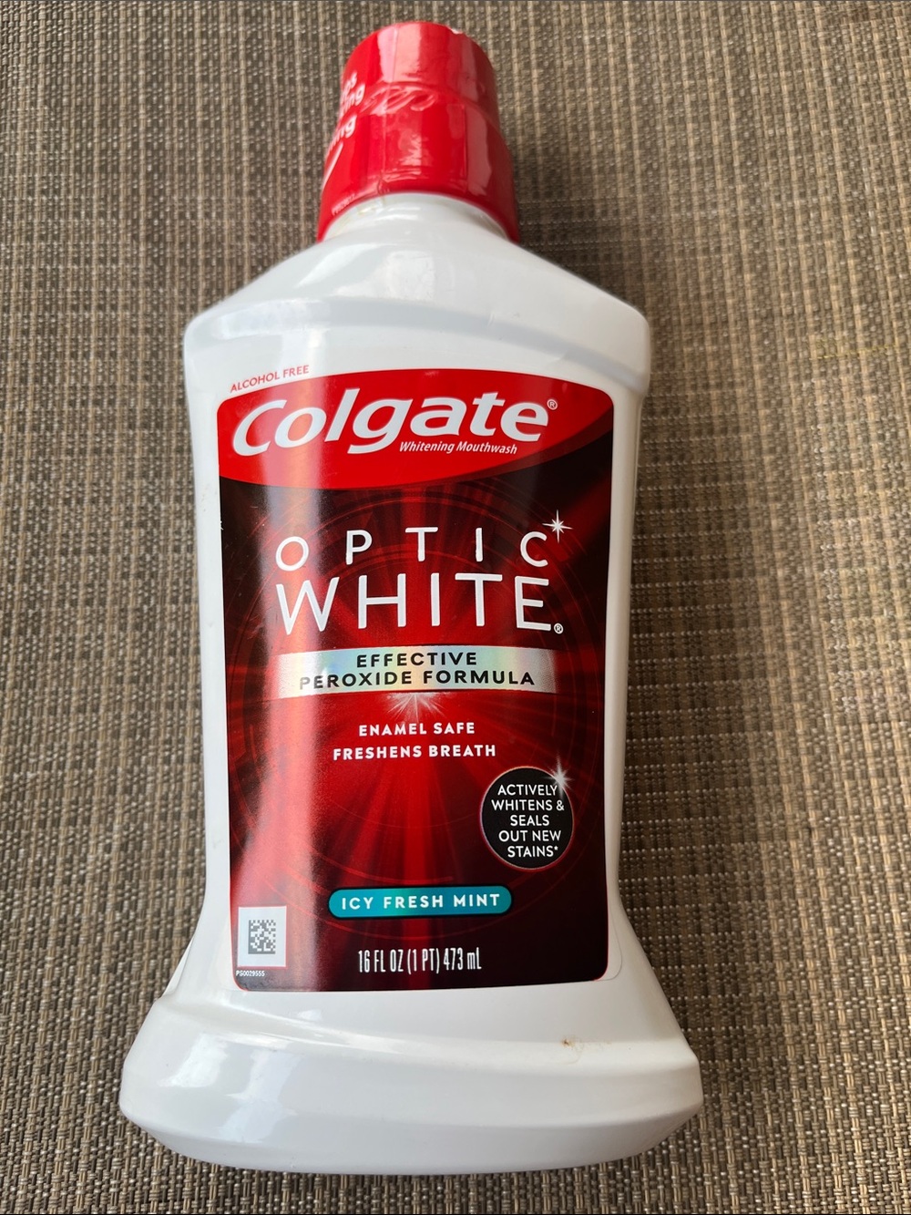 Colgate optic white mouthwash